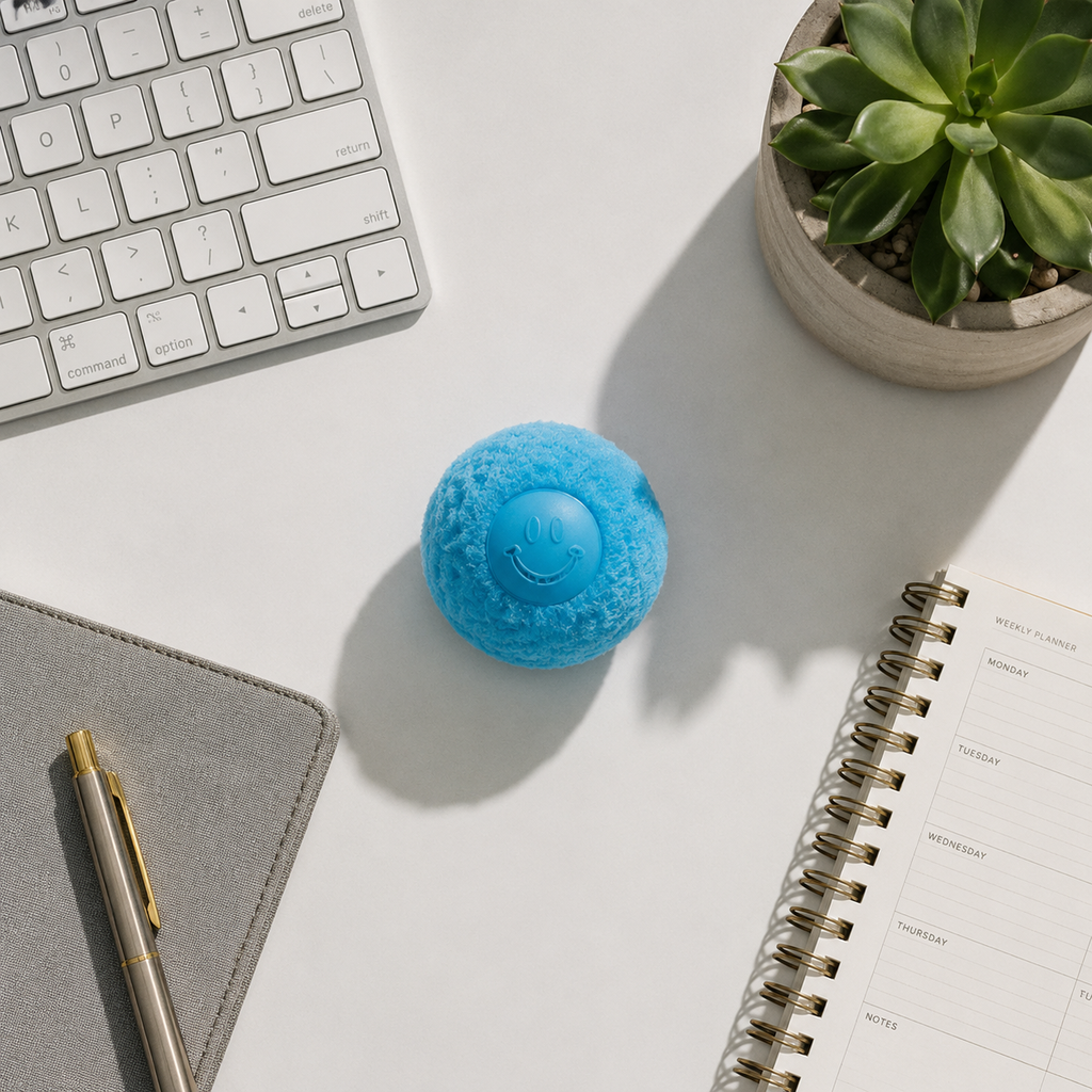 Fuzz Ball Stress Ball Sensory Fidget Squeeze Toy Hand Grip Exercise Ball for Anxiety Relief, ADHD & Focus
